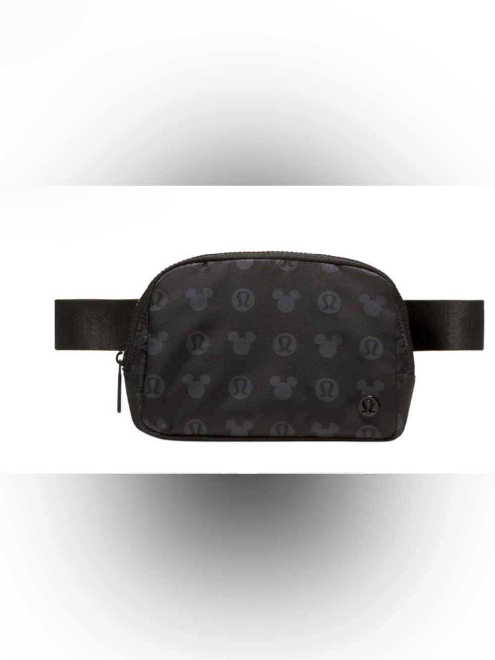 lululemon athletica Black Mickey Print Waist Pack